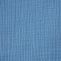 Preview: Musselin Double Gauze uni warmes hellblau